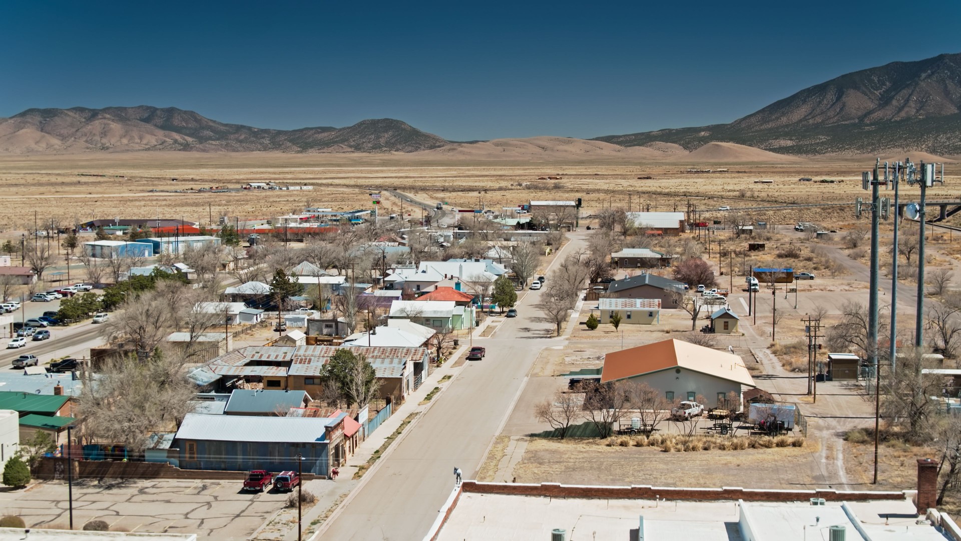 Carrizozo, New Mexico - Aerial